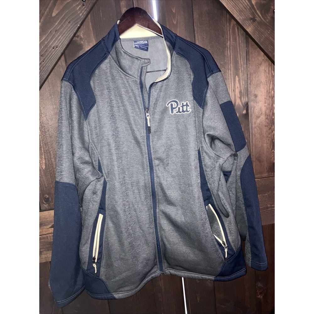 Pitt Panthers Campus Heritage Men's XXL Blue and Yellow Zip Up Jacket